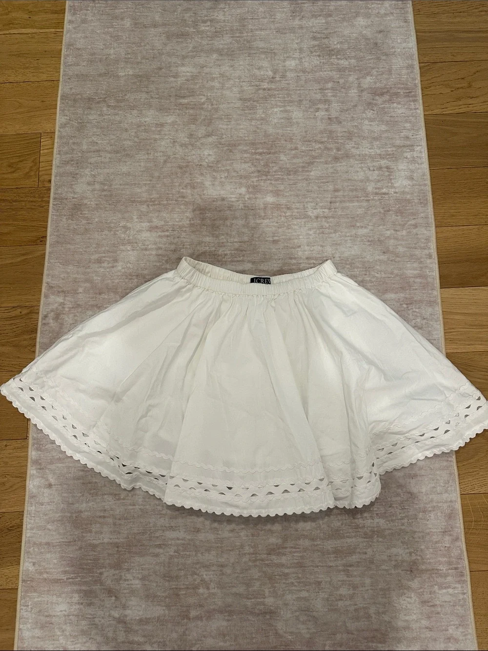 NEW White Eyelet  Skirt - J. Crew